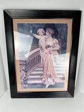 Victorian Lithograph Framed