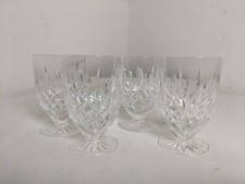 Set of 4x Waterford Crystal Lismore Juice Glasses Tumbler Water Stem
