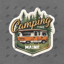 Vintage Retro Camper Van