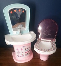 Baby Born Sink And Toilet Potty With Sounds & Lights Baby Doll Toys