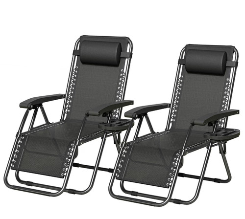 2pcs zero gravity chairs - 2pcs,