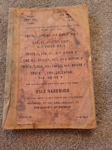 Vintage 1959 military land - vintage,