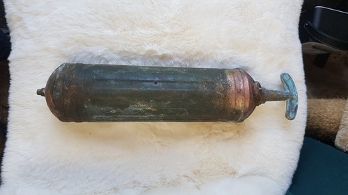 Vintage pyrene hand pump - pump, fire