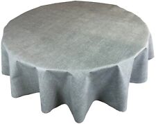 ROUND Wipe Clean PVC Vinyl  Protector Oilcloth Table Cover Tablecloth