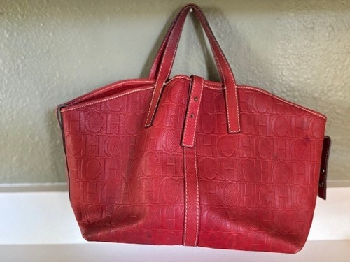 Carolina herrera red embossed - herrera,