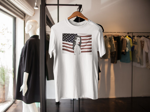 Lana del rey - american, flag