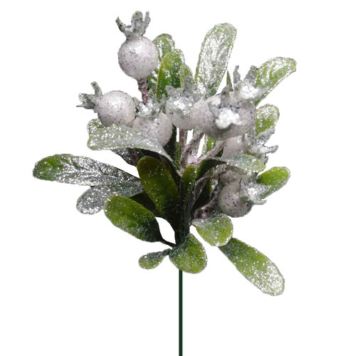 Christmas glittery mistletoe - christmas,