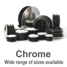 Tube Inserts Chrome Metal