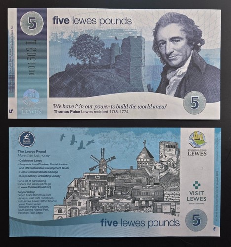 Lewes pound unc local - -,