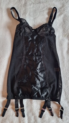 Vintage style black stockings - black,