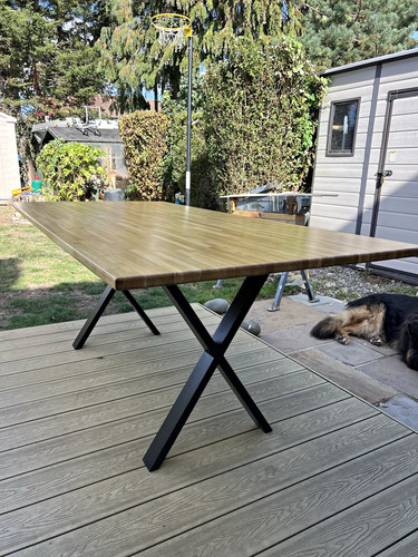 Handcrafted solid oak dining - solid,