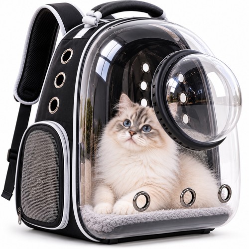 Cat carrier backpack - carrier, clear