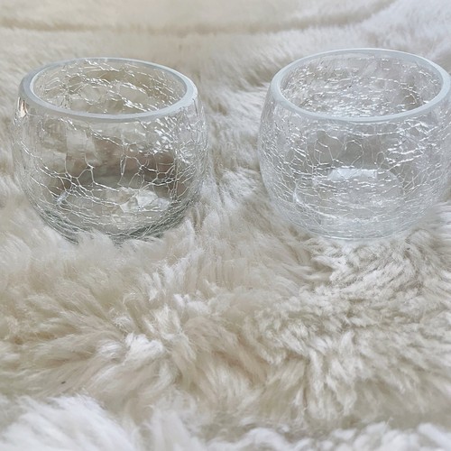 Nwot set clear crackle - of,