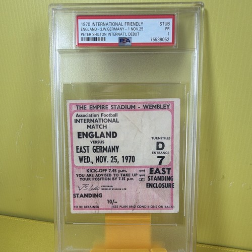 Peter shilton first england - first,