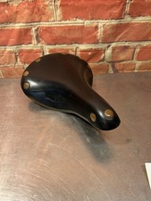 Vintage Brooks Professional S Black Leather Bike Saddle Road Racing Bike Womens