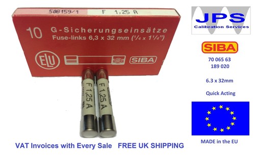 25a siba fuse fluke - f1.25a,