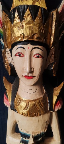 Balinese carved mermaid - carved,
