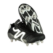 New Mitre Italia II SG Mid Cut Hard Toe Rugby Boots UK Junior Size 3