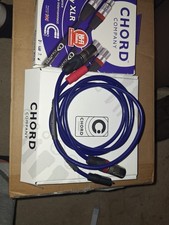 Chord Company Clearway 1 Metre High-Performance Audio Interconnect 2XLR to RCA