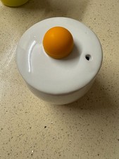 Microwave Egg Cooker Non Stick Ceramic Pot Scrambled egg / Poacher Vented Lid 