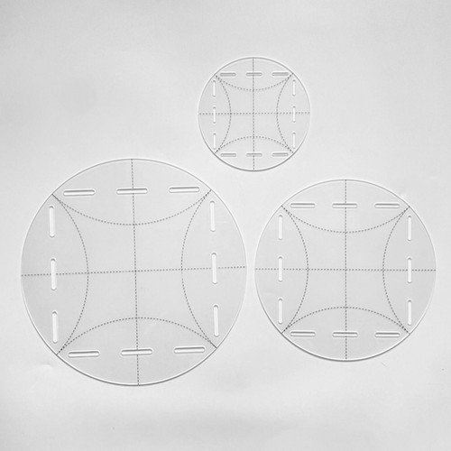 Quilting ruler round template - round,