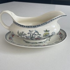 Vintage Indian Tree Gravy Boat