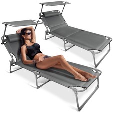 2 Pack Folding Reclining Sun
