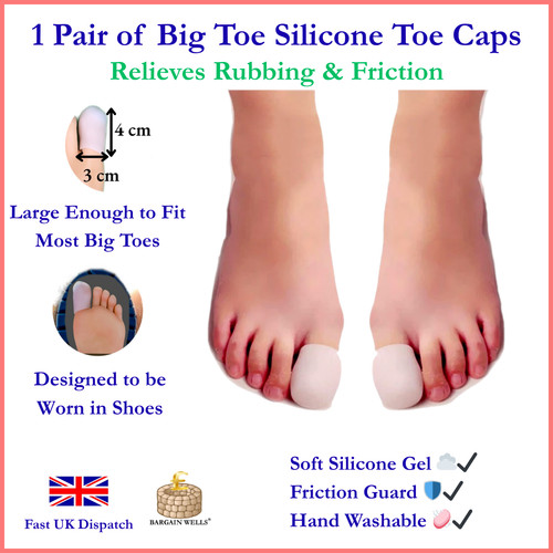 Big toe silicone protector - big,