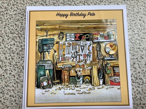 Shed birthday card - shed,