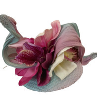 Vivien Sheriff Fascinator, Headpiece, Orchid, beautiful luxury design!