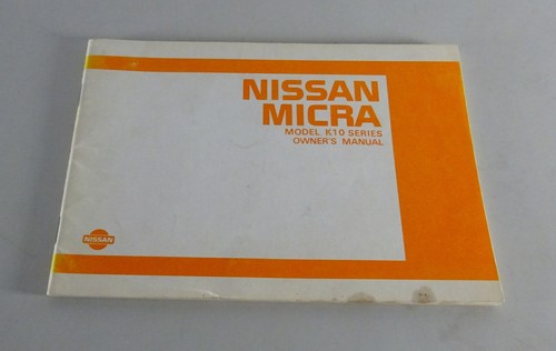 User manual nissan - manual, micra