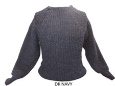 mens fishermans 100% British wool jumper