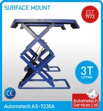 FULL RISE SCISSOR LIFT, CAR VEHICLE RAMP /CAR HOIST / SURFACE MOUNT/ 3TON 3000kG
