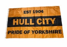 Hull City FC Flag 5ft by 3ft -