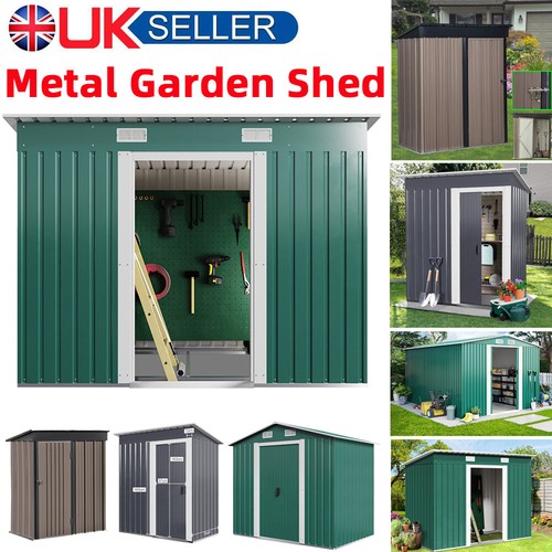 Large metal garden shed - metal,
