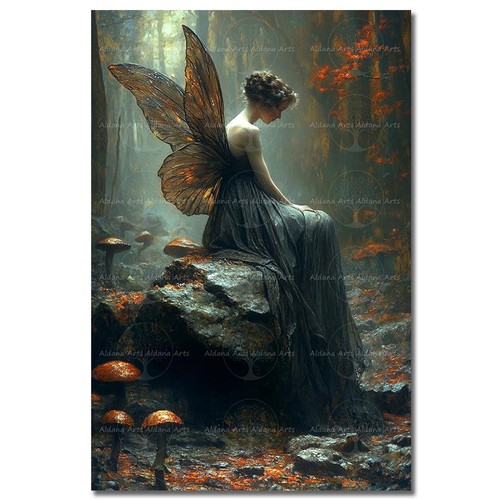 Woodland fairy woman - woodland,