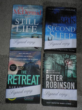 SIGNED BOOKS X4, VAL