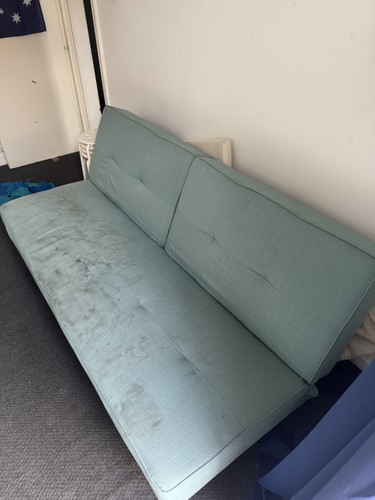 Turquoise futon sofa bed - turquoise,