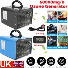 60G Ozone Generator Air Purifier Machine Home Purifier Ozonator Ozonizer UK Plug
