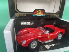 1:18 Cars Ferrari Burago 250 Testa Rossa Diecast Good Cond PLS Read