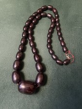 Vintage cherry amber bakelite - amber,