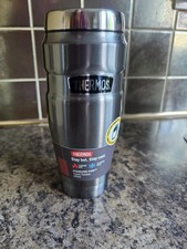 Thermos Stainless King Gun Metal Travel Mug 470ml Insulated Stainless Steel