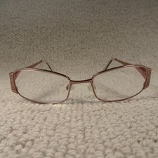 Specsavers Glasses Frames Peggy 25145526 Rose Gold Rectangle Eyewear Spectacles