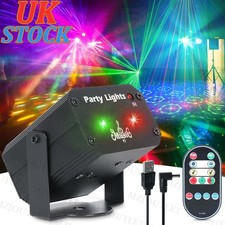 Mini Patterns Laser Projector Stage Light LED RGB Party KTV Club DJ Disco Lights