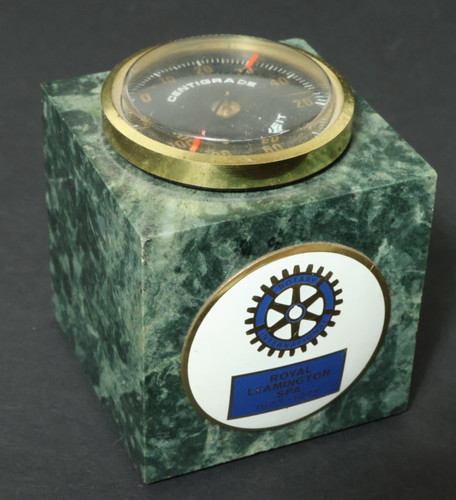 Vintage marble thermometer - vintage,
