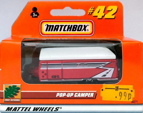 Matchbox pop camper - #42, pop-up