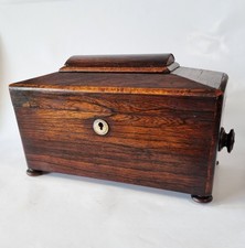 Antique Regency Tea Caddy