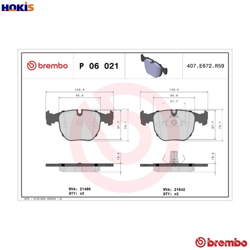 Brake pad set disc - brake,