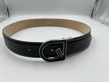 Galvin Green Black Leather Golf Belt Fully Adjustable. Size 30-32 Waist