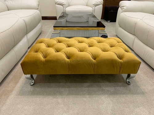 Soft plush fabric - fabric, chesterfield